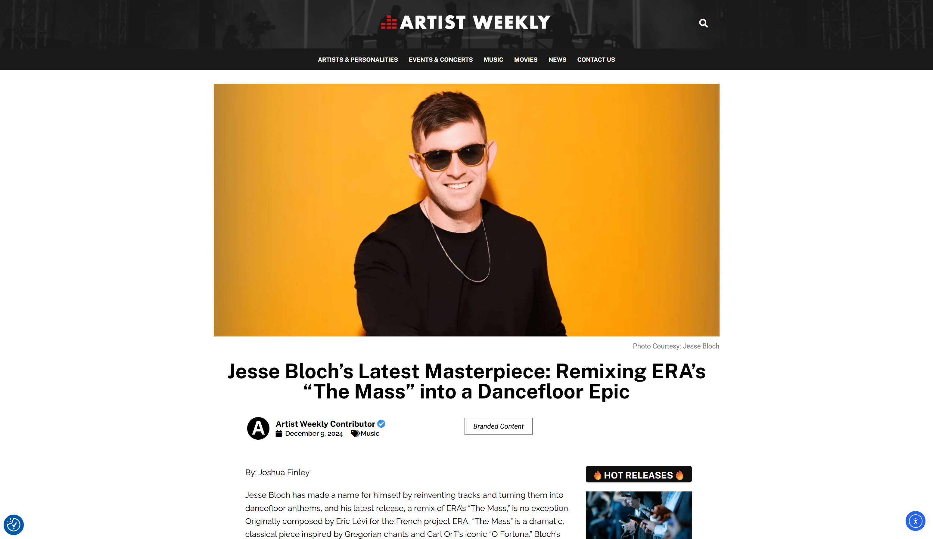 News Article Example